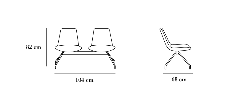 صندلی انتظار هلگر طرح Butterfly+2