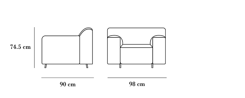 شماتیک کاناپه هلگر طرح Cloud