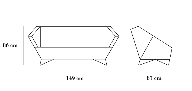 کاناپه هلگر طرح Diamond