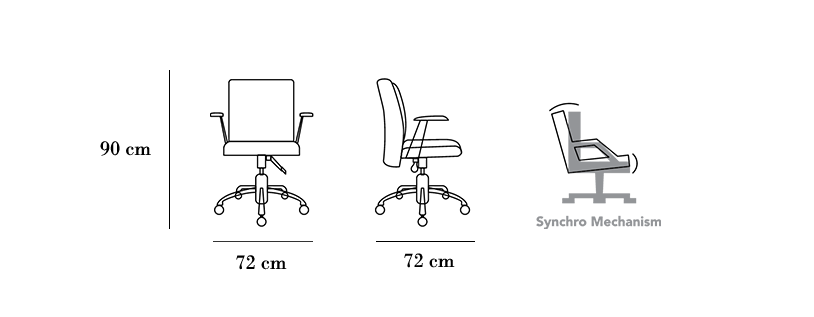 صندلی اداری هلگر طرح Math