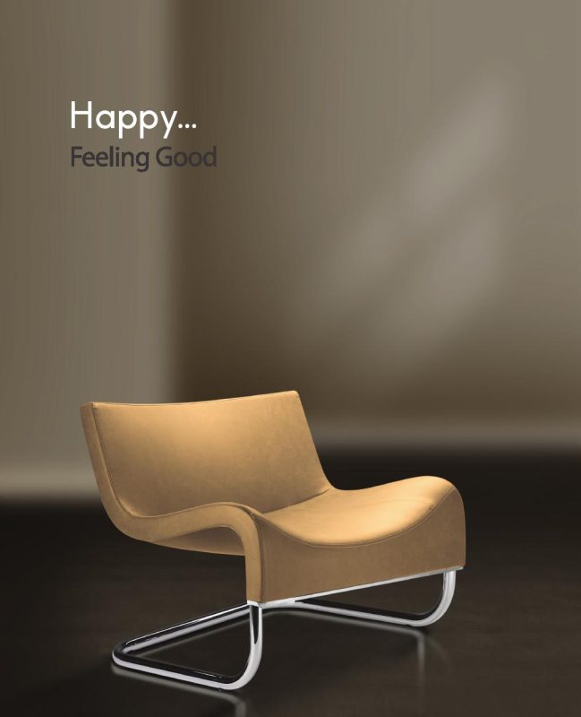 پوستر صندلی راحتی هلگر طرح Happy