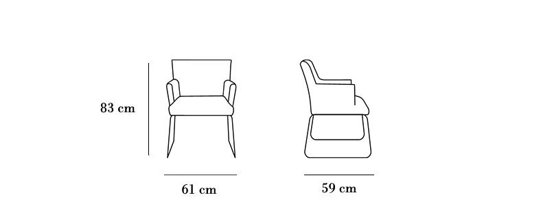 صندلی ناهارخوری هلگر طرح Pillow