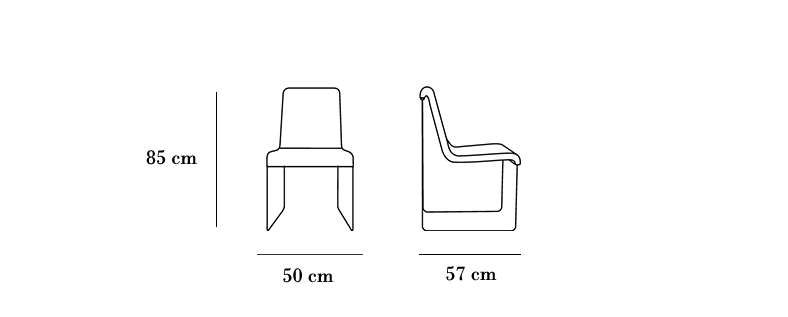 صندلی ناهارخوری هلگر طرح Slim