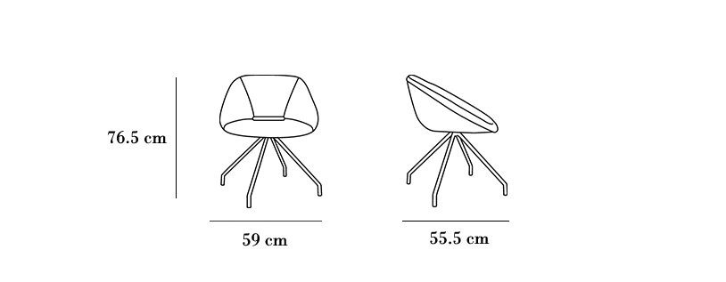 شماتیک صندلی راحتی هلگر طرح Triangle