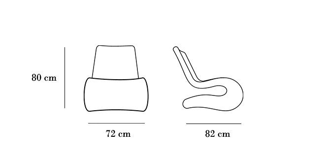 شماتیک صندلی راحتی هلگر طرح Wave